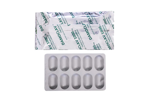 DAMOCLAV 1000 MG. Amoxicilina 875mg + Clavulanato De Potacio 125mg